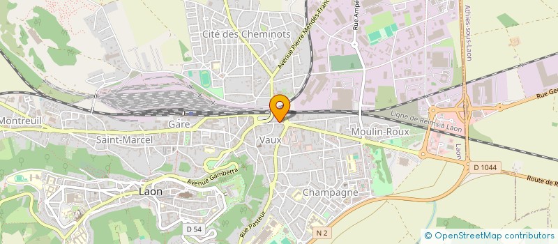 localisation de l'entreprise HAND'T'AISNE à LAON