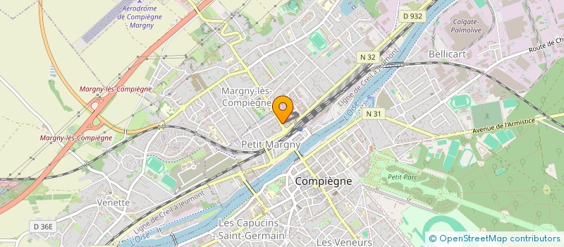 localisation de l'entreprise HANDAC 2 à COMPIEGNE