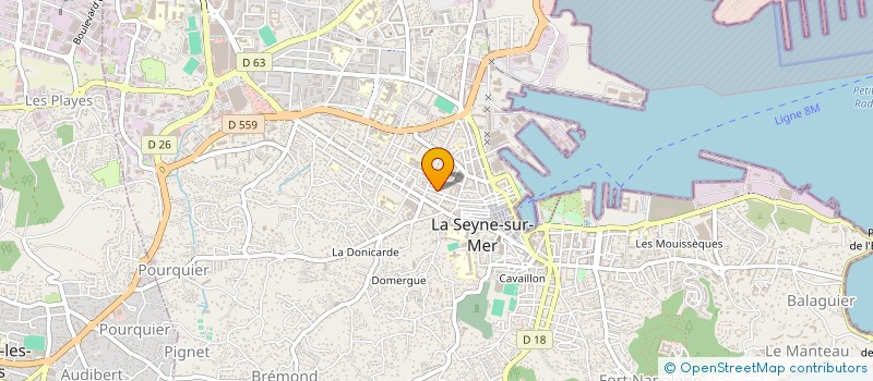 localisation de l'entreprise HANDACT83 à LA SEYNE-SUR-MER