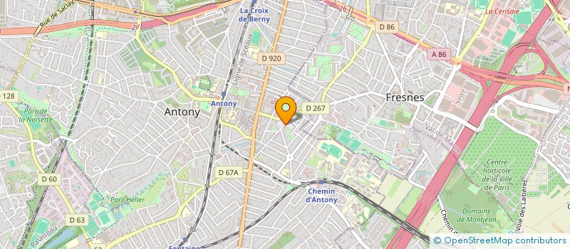 localisation de l'entreprise HANDAZ à ANTONY