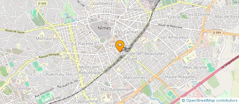 localisation de l'entreprise HANDBALL 30  NIMES