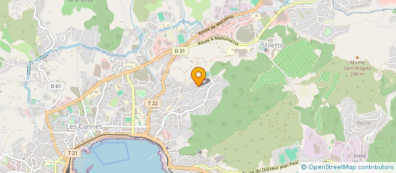 localisation de l'entreprise HANDBALL AJACCIO CLUB  AJACCIO