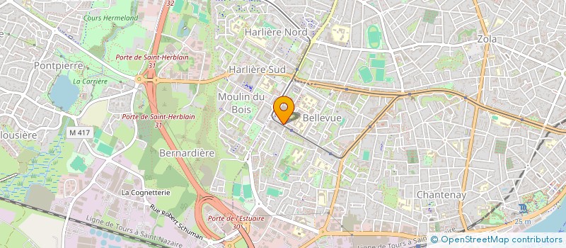 localisation de l'entreprise HANDBALL CLUB 44  NANTES