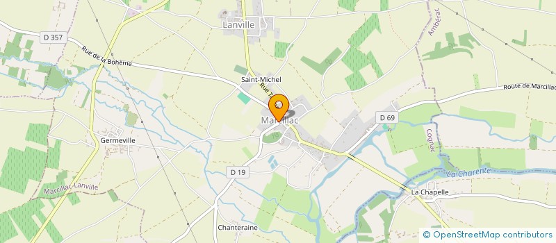 localisation de l'entreprise HANDBALL CLUB AIGRINOIS  AIGRE