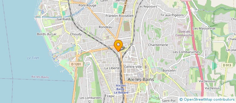 localisation de l'entreprise HANDBALL CLUB AIX-EN-SAVOIE à AIX-LES-BAINS
