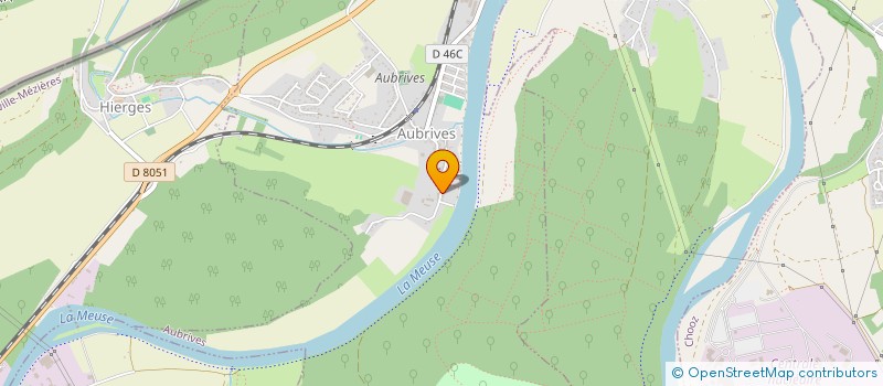 localisation de l'entreprise HANDBALL CLUB AUBRIVES LA POINTE  AUBRIVES