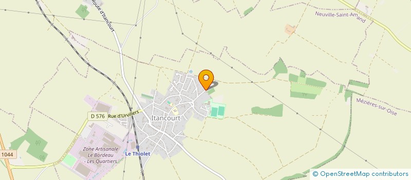 localisation de l'entreprise HANDBALL CLUB D'ITANCOURT  ITANCOURT