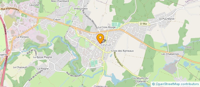 localisation de l'entreprise HANDBALL CLUB DE BOISSEUIL  BOISSEUIL