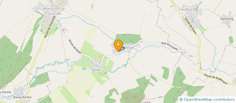 localisation de l'entreprise HANDBALL CLUB DE KEDANGE SUR CANNER  BREISTROFF-LA-GRANDE