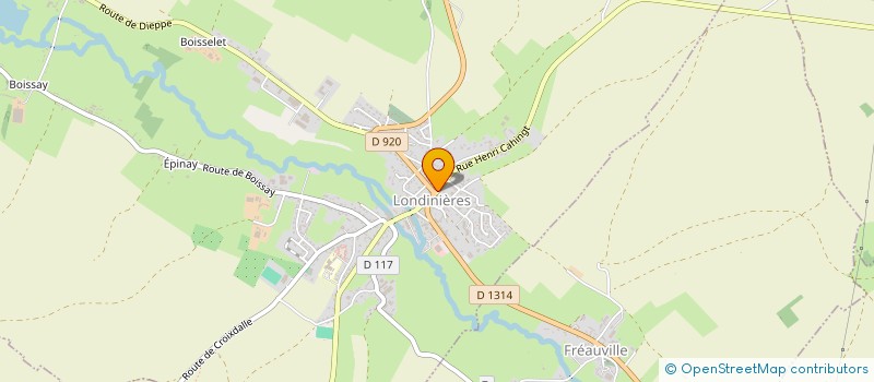 localisation de l'entreprise HANDBALL-CLUB DE LONDINIERES  LONDINIERES