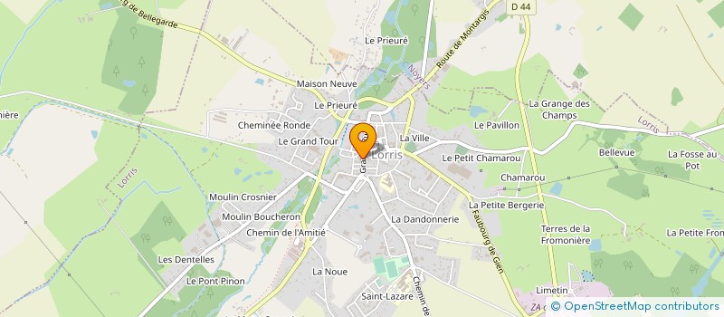 localisation de l'entreprise HANDBALL CLUB DE LORRIS à LORRIS