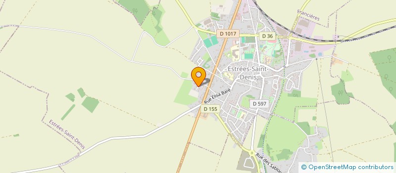 localisation de l'entreprise HANDBALL CLUB DIONYSIEN  ESTREES-SAINT-DENIS