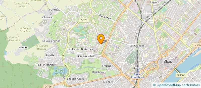 localisation de l'entreprise HANDBALL CLUB DU BLAISOIS  BLOIS