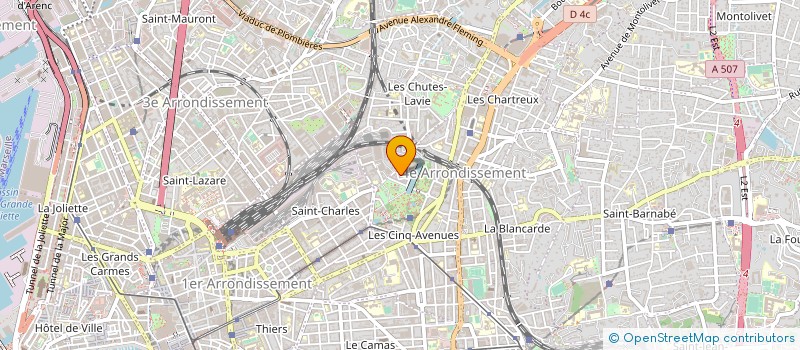localisation de l'entreprise HANDBALL CLUB DU CONSEIL GENERAL à MARSEILLE