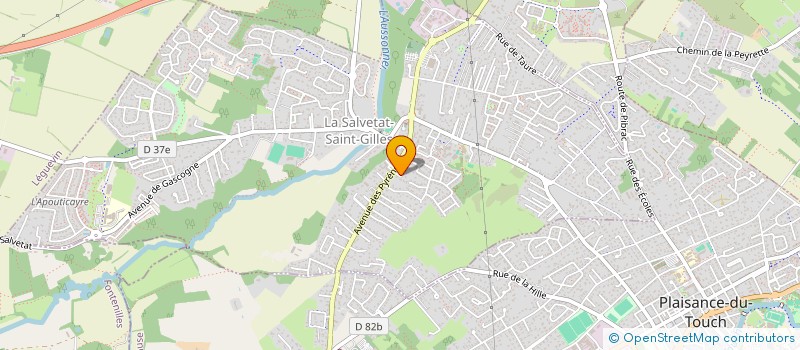 localisation de l'entreprise HANDBALL CLUB LA SALVETAT  LA SALVETAT-SAINT-GILLES