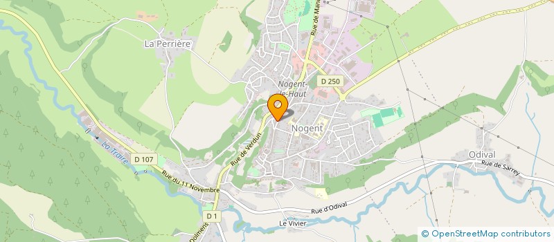 localisation de l'entreprise HANDBALL CLUB NOGENT à NOGENT