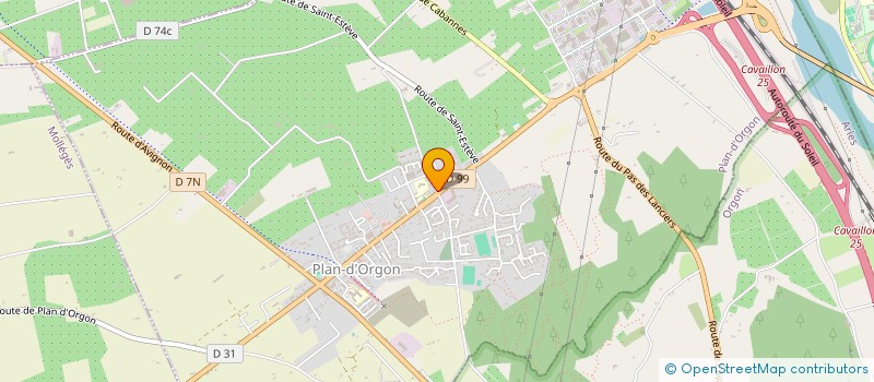 localisation de l'entreprise HANDBALL CLUB ORGONNAIS  ORGON