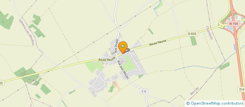 localisation de l'entreprise HANDBALL CLUB PAYS DE DAMVILLE  CHAMBOIS