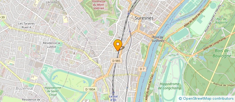 localisation de l'entreprise HANDBALL CLUB SURESNOIS à SURESNES