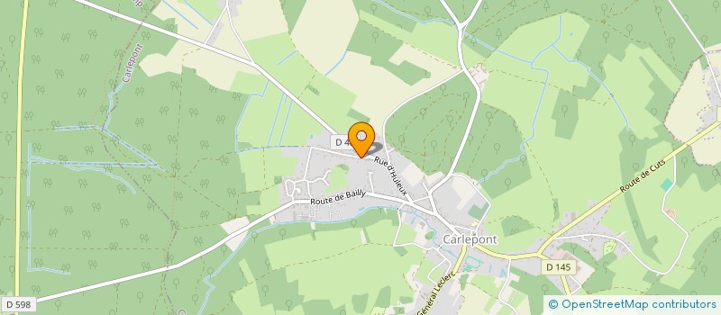 localisation de l'entreprise HANDBALL CLUB THOUROTTE (HBC THOUROTTE)  CARLEPONT