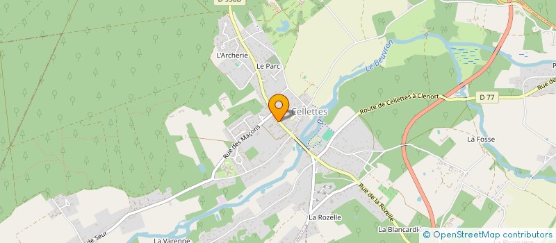 localisation de l'entreprise HANDBALL CLUB VAL DU BEUVRON  CHITENAY