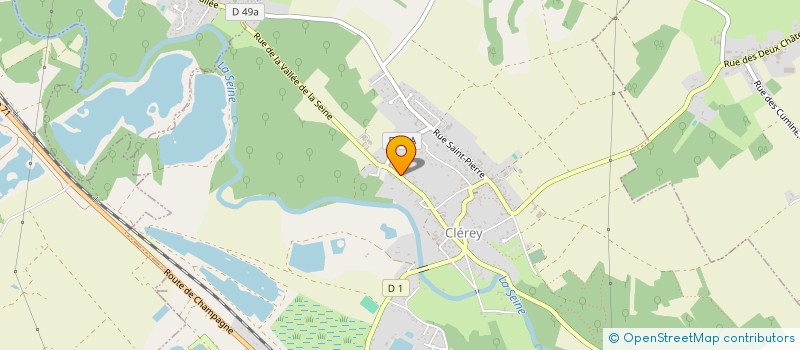 localisation de l'entreprise HANDBALL-CLUB VENDEUVRE  CLEREY