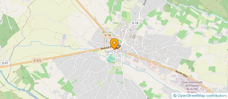 localisation de l'entreprise HANDBALL CONCERNADE  SAINT-CANNAT