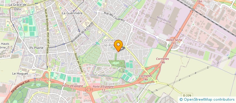 localisation de l'entreprise HANDBALL CORMELLES LE ROYAL  CORMELLES-LE-ROYAL