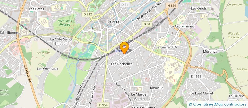localisation de l'entreprise HANDBALL CORPO DREUX VERNOUILLET à DREUX