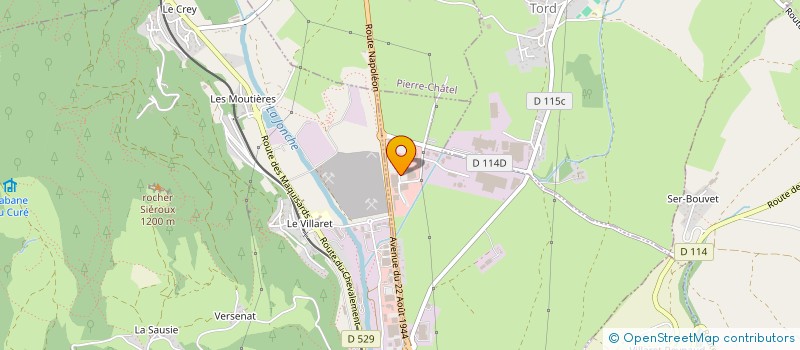 localisation de l'entreprise HANDBALL MATHEYSIN  LA MURE