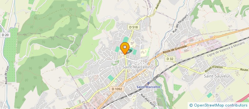 localisation de l'entreprise HANDBALL PAYS DE SAINT-MARCELLIN  SAINT-MARCELLIN