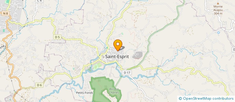 localisation de l'entreprise HANDBALL SPIRITAIN à SAINT-ESPRIT