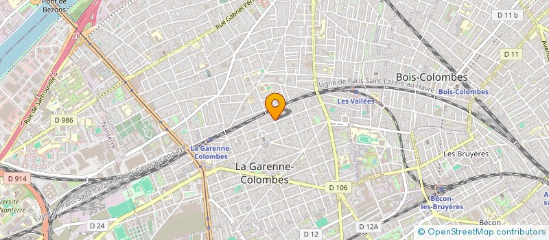 localisation de l'entreprise HANDEL CONSEIL à LA GARENNE-COLOMBES