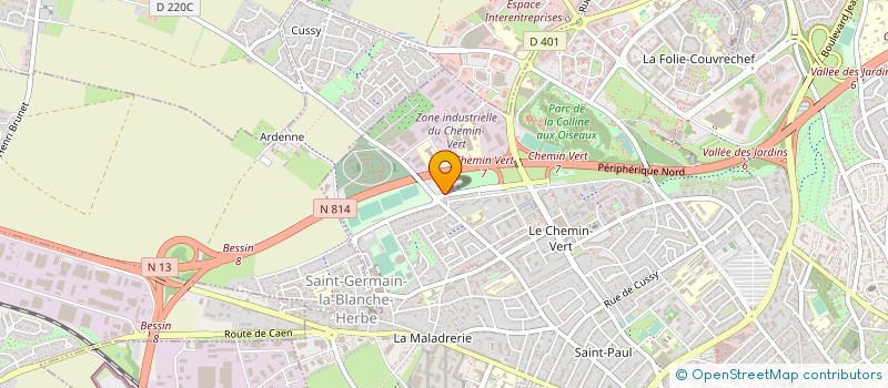 localisation de l'entreprise HANDEL PLANT à CAEN