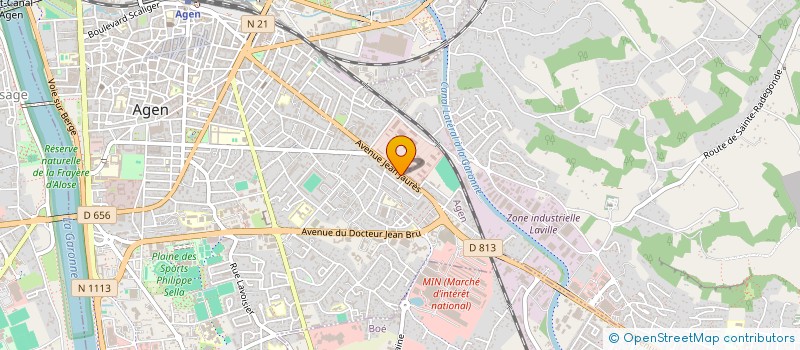 localisation de l'entreprise HANDEO 47 à AGEN