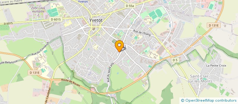 localisation de l'entreprise HANDI ACTION SPORT ET CULTURE à YVETOT