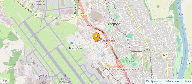 localisation de l'entreprise HANDI AERO à BLAGNAC