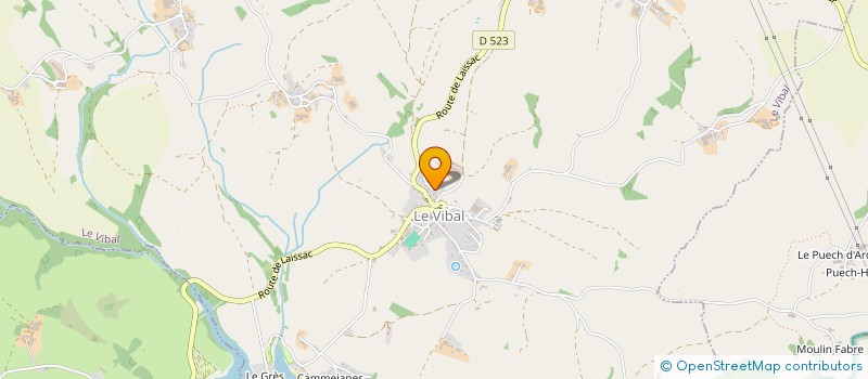 localisation de l'entreprise HANDI AUTO PASSION (HAP)  LE VIBAL