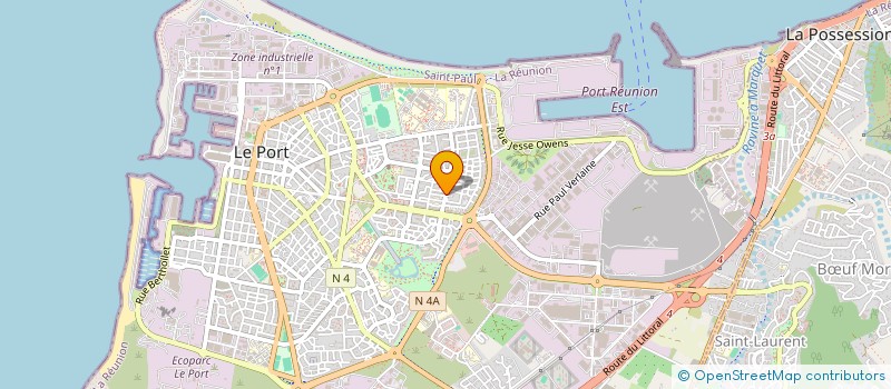 localisation de l'entreprise HANDI BASKET DE L'OUEST  LE PORT