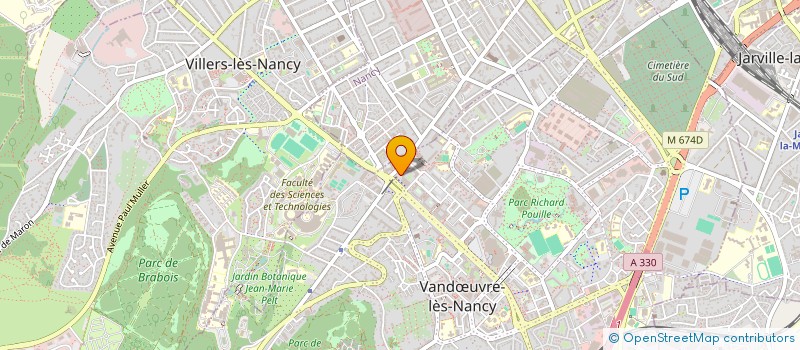 localisation de l'entreprise HANDI BLUE  VANDUVRE-LES-NANCY