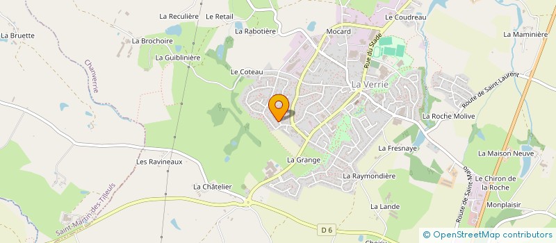 localisation de l'entreprise HANDI'BRAILLE (HB) à CHANVERRIE