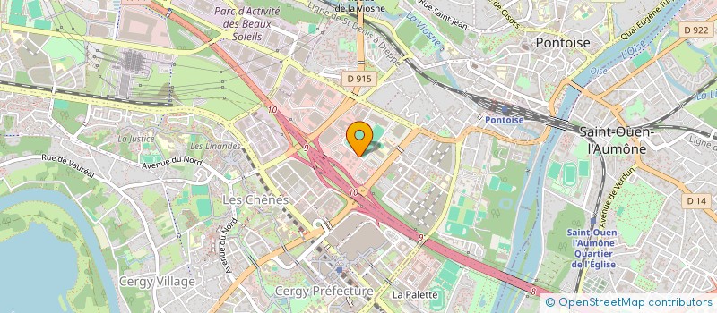 localisation de l'entreprise HANDI-CAB à PONTOISE