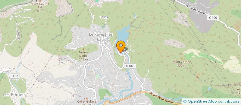 localisation de l'entreprise HANDI-CAP 180  LE REVEST-LES-EAUX