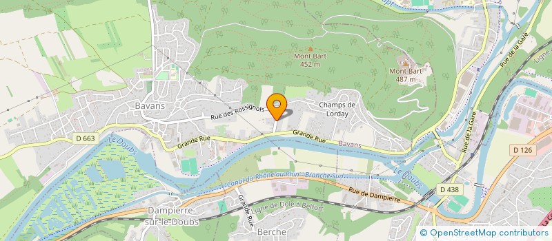 localisation de l'entreprise HANDI'CAPABLE  BAVANS