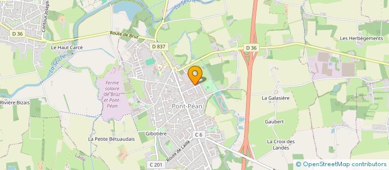 localisation de l'entreprise HANDI CHARTRES DE BRETAGNE  CHARTRES-DE-BRETAGNE