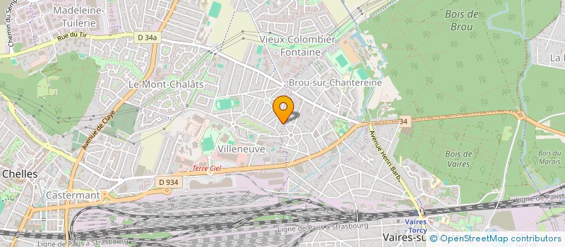 localisation de l'entreprise HANDI CHELLES  CHELLES