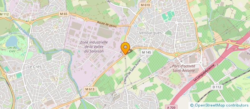 localisation de l'entreprise HANDI CONDUITE - HANDI PROJECT à VENDARGUES