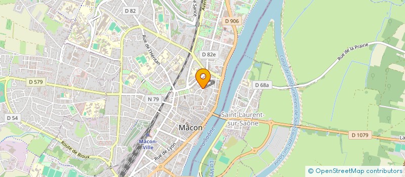 localisation de l'entreprise HANDI DOULEURS à MACON