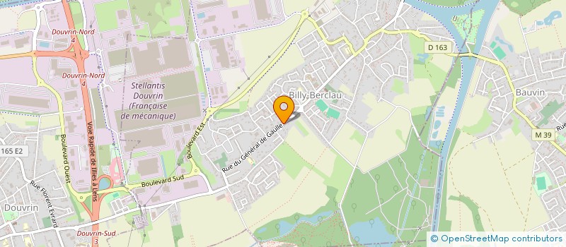 localisation de l'entreprise HANDI LOGEMENT ASSOCIATION D'AIDE A LA VIE AUTONOME  BILLY-BERCLAU