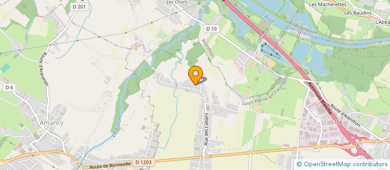 localisation de l'entreprise HANDI-MANOLE  SAINT-PIERRE-EN-FAUCIGNY